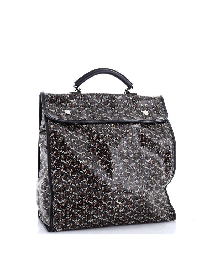Pre-Owned Goyard Saint Leger Briefcase Backpack Coated Canvas