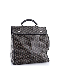 Pre-Owned Goyard Saint Leger Briefcase Backpack Coated Canvas
