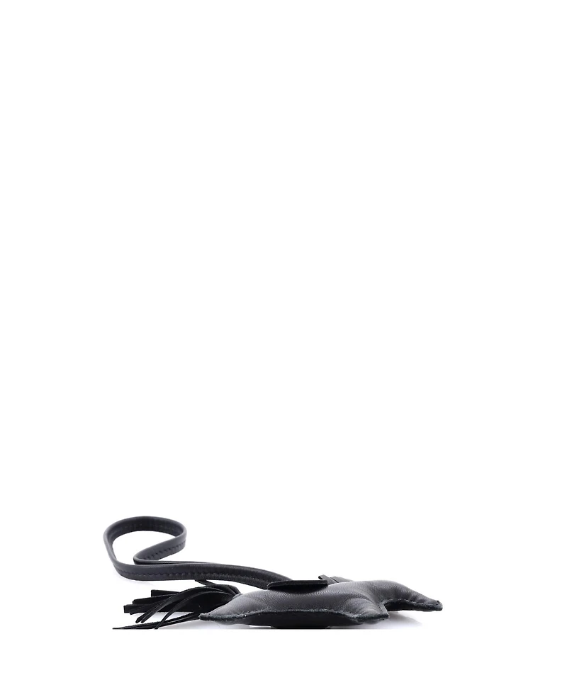 Pre-Owned Hermes Pm So Black GriGri Rodeo Bag Charm Leather