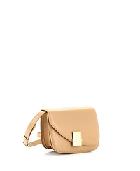 Pre-Owned Salvatore Ferragamo Small Fiamma Crossbody Bag Leather