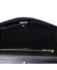 Pre-Owned Dolce & Gabbana Small Dg Logo Flap Shoulder Bag Leather