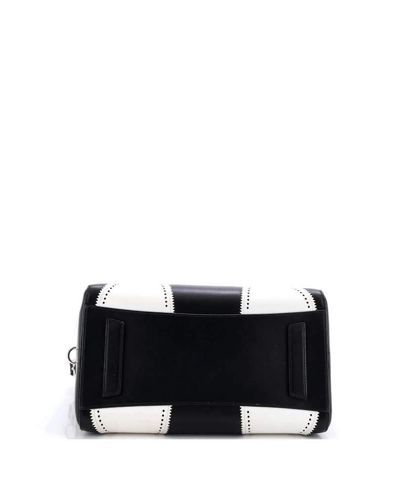 Pre-Owned Givenchy Medium Bicolor Brogues Antigona Bag Leather