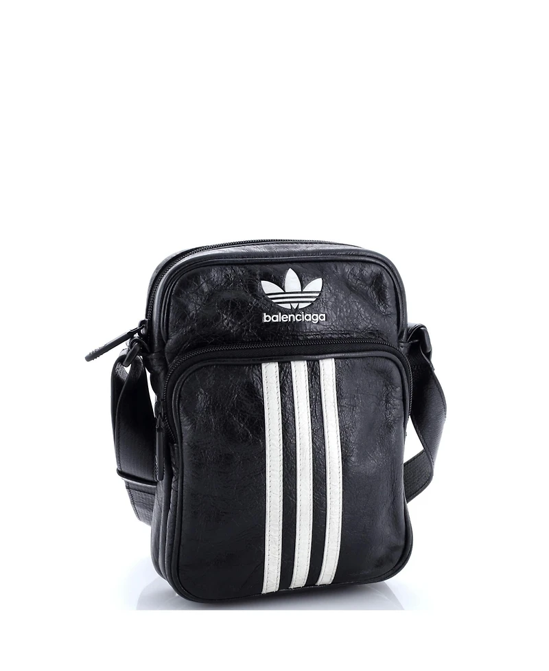 Pre-Owned Balenciaga Small x adidas Agneau Messenger Bag Leather
