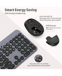 Wireless Keyboard and Mouse Combo