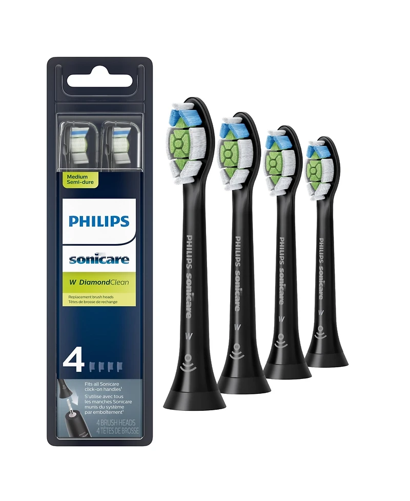 Philips Sonicare Blk Diamondclean 4PK Brushheads