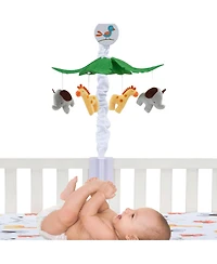 Bedtime Originals Lollipop Jungle Musical Baby Crib Mobile Soother Toy