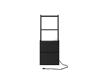 Casainc Storage Cabinet with Night Light Bookshelf
