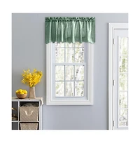 Ellis Curtain Portland Crushed Taffeta Rod Pocket Valance - 48x15