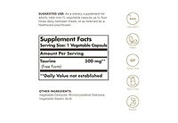 Solgar Taurine ,500 mg ,100 V Caps