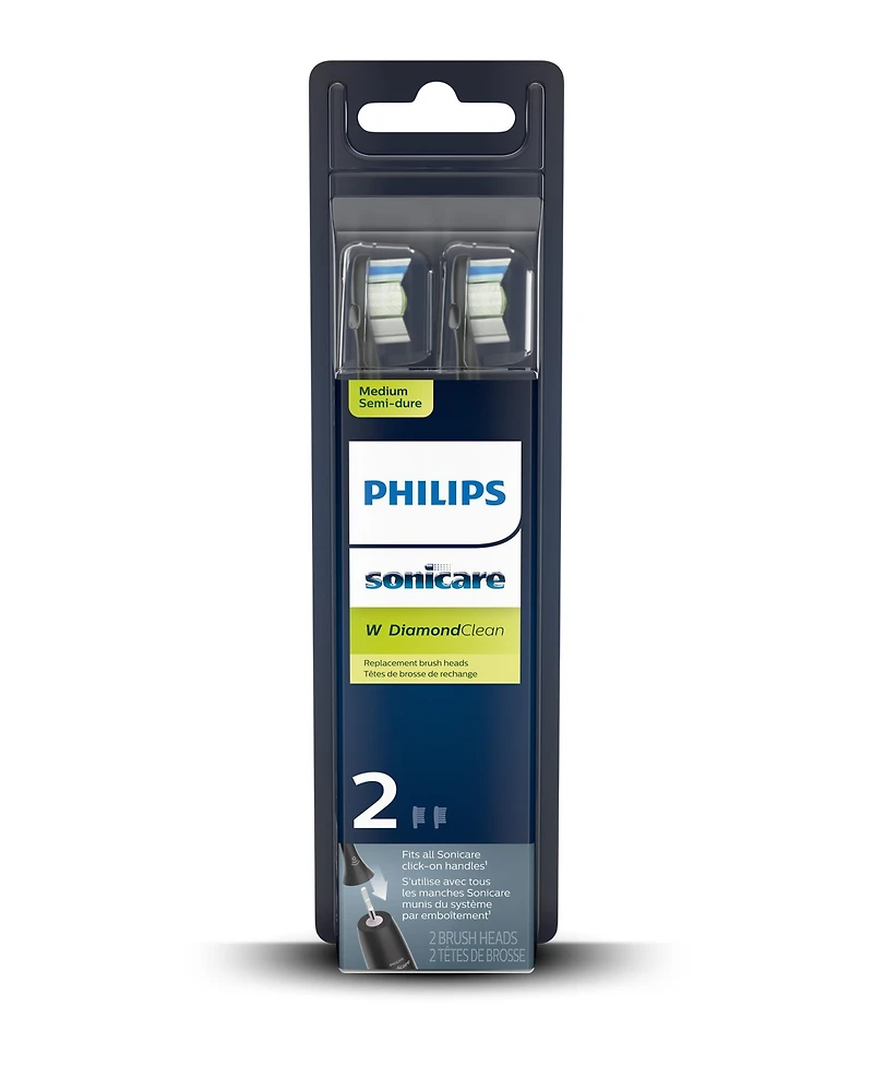Philips Sonicare Black Diamondclean Brushhead 2PK