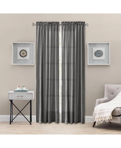 Ellis Curtain Portland Crushed Taffeta Rod Pocket Tailored Panel