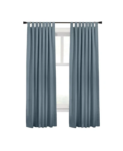 Commonwealth Ventura Tab Top Curtain Panel Pair Window Dressing - 52x84", Blue