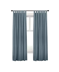 Commonwealth Ventura Tab Top Curtain Panel Pair Window Dressing - 52x84", Blue