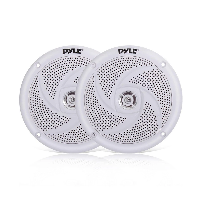Waterproof Marine Speakers, Low-Profile Slim Style, 4.0'' -inch (100 Watt)
