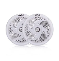 Waterproof Marine Speakers, Low-Profile Slim Style, 4.0'' -inch (100 Watt)