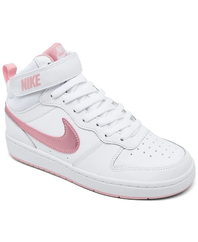 Nike Big Girls Court Borough Mid 2 Casual Sneakers from Finish Line