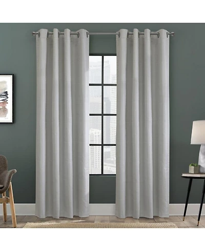 Thermaplus Solstice Room Darkening Grommet Curtain - 52x95", Oyster