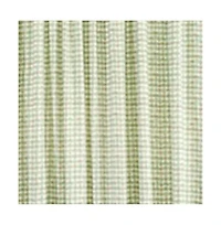 Ellis Curtain Davins 100 Percent High Quality 2-Piece Window Rod Pocket Panel Pairs With 2 Tie Backs - 90x63" - 90" x 63" Spa