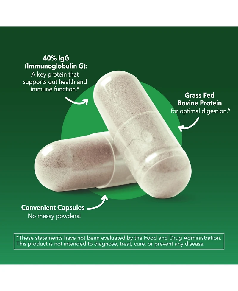 Colostrum 40% IgG, 60ct
