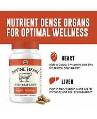 Bovine Heart Capsules, 180ct