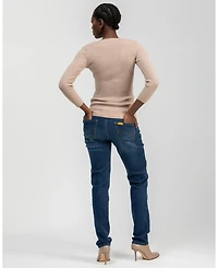 Pietro Brunelli Maternity Cool Girl Stretch Denim Jeans