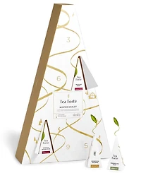 Tea Forte Holiday Winter Advent Bundle 12-Pyramid Infusers and Cafe Cup