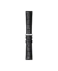Tissot Men's Swiss Automatic Classic Dream Black Leather Strap Watch 42mm