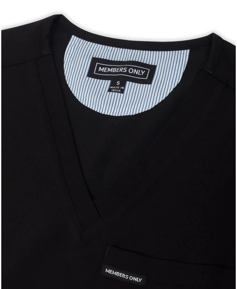 Members Only Women's Palermo 4-Pocket Scrub Top