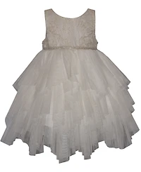 Bonnie Baby Girls Hanky Hem Sleeveless Party Dress