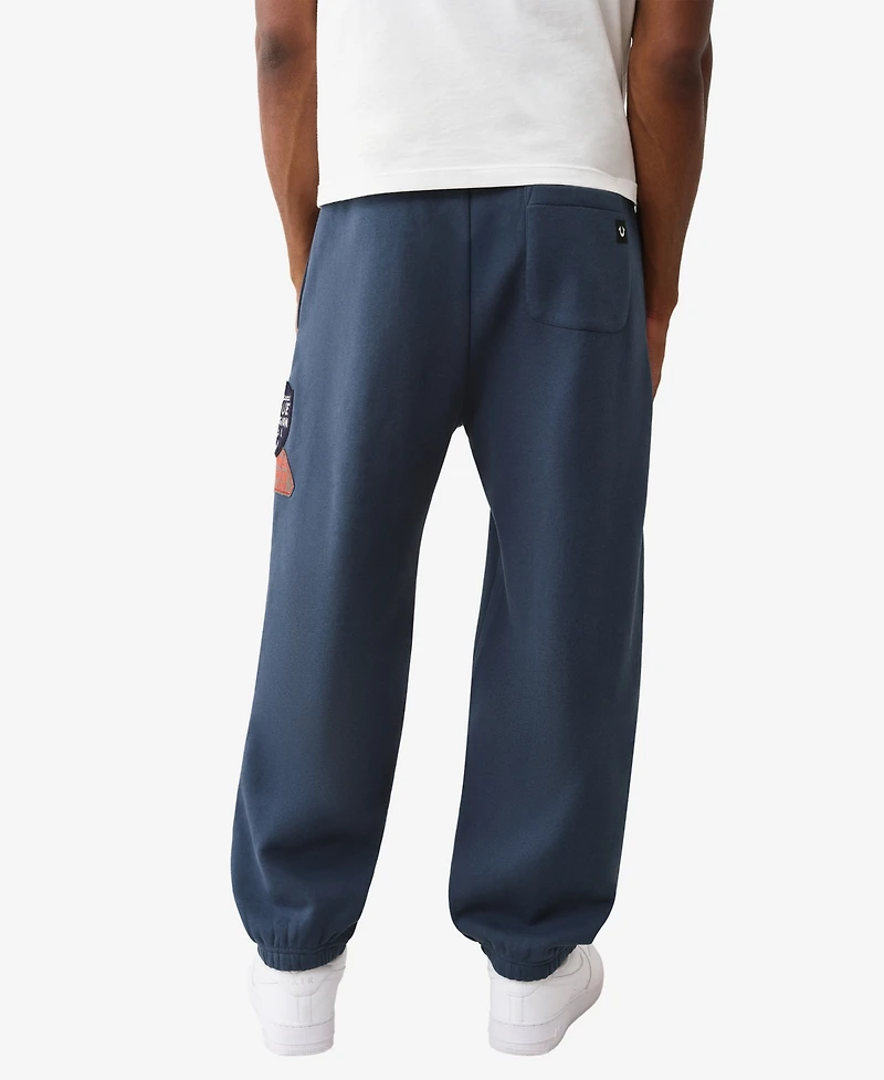 True Religion Men's Patch Vintage Baggy Joggers
