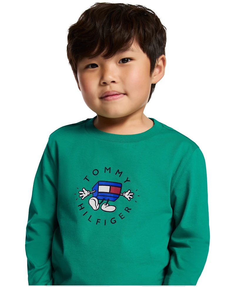 Tommy Hilfiger Boys 2T-7 Crewneck T-Shirt