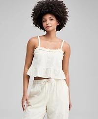 And Now This Women's Cotton Floral Jacquard Tank, Macy's Exclusive