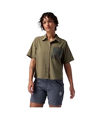 Backcountry Women's Slickrock Short-Sleeve Button-Up Jersey Mountain Bike Top