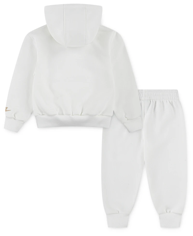 Nike Baby Girl Floral Futura Hoodie and Joggers, 2-Piece Set