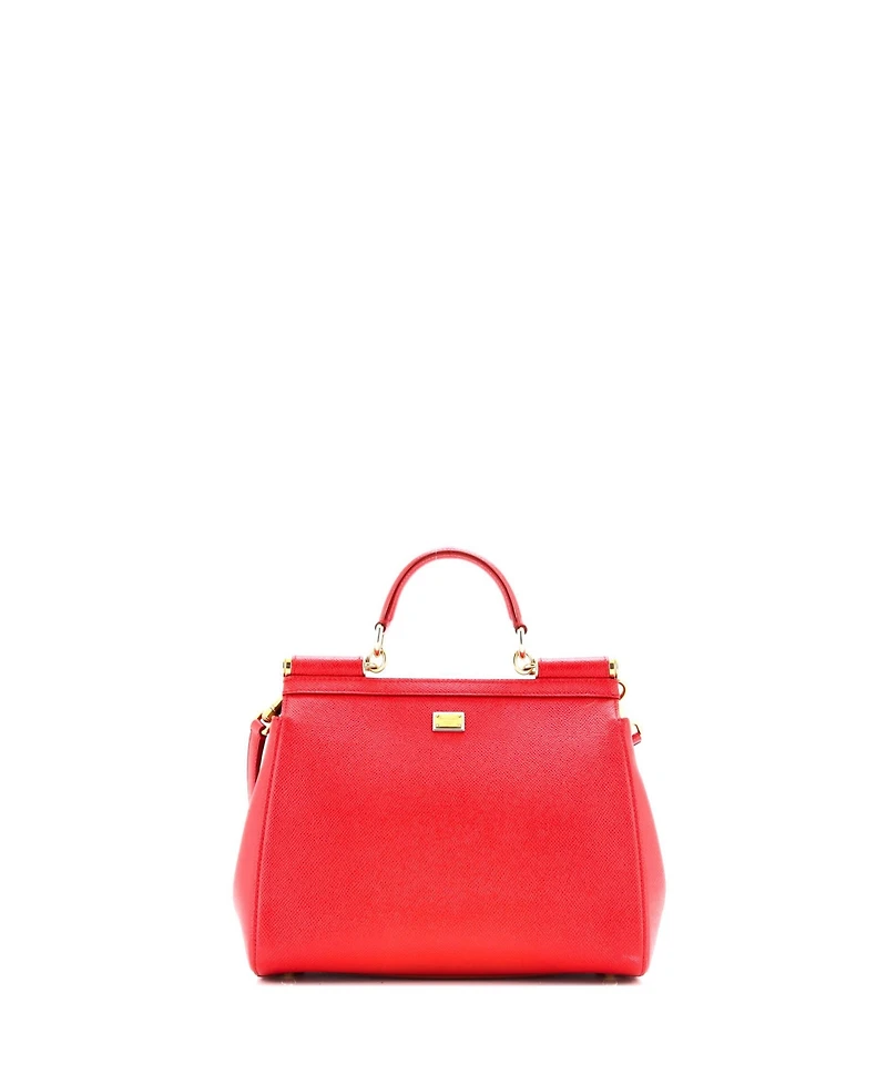 Pre-Owned Dolce & Gabbana Medium Family Miss Sicily Bag Patchwork Leather
