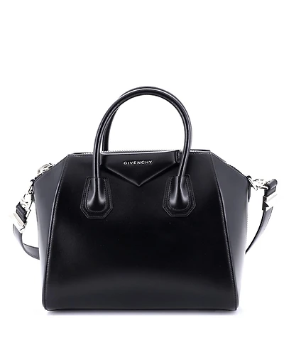Pre-Owned Givenchy Small Antigona Bag Glazed Leather