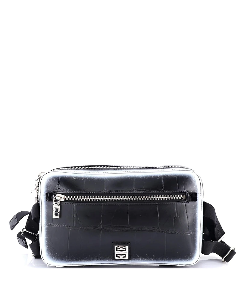 Pre-Owned Givenchy Bum Bag Embossed Leather
