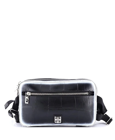 Pre-Owned Givenchy Bum Bag Embossed Leather