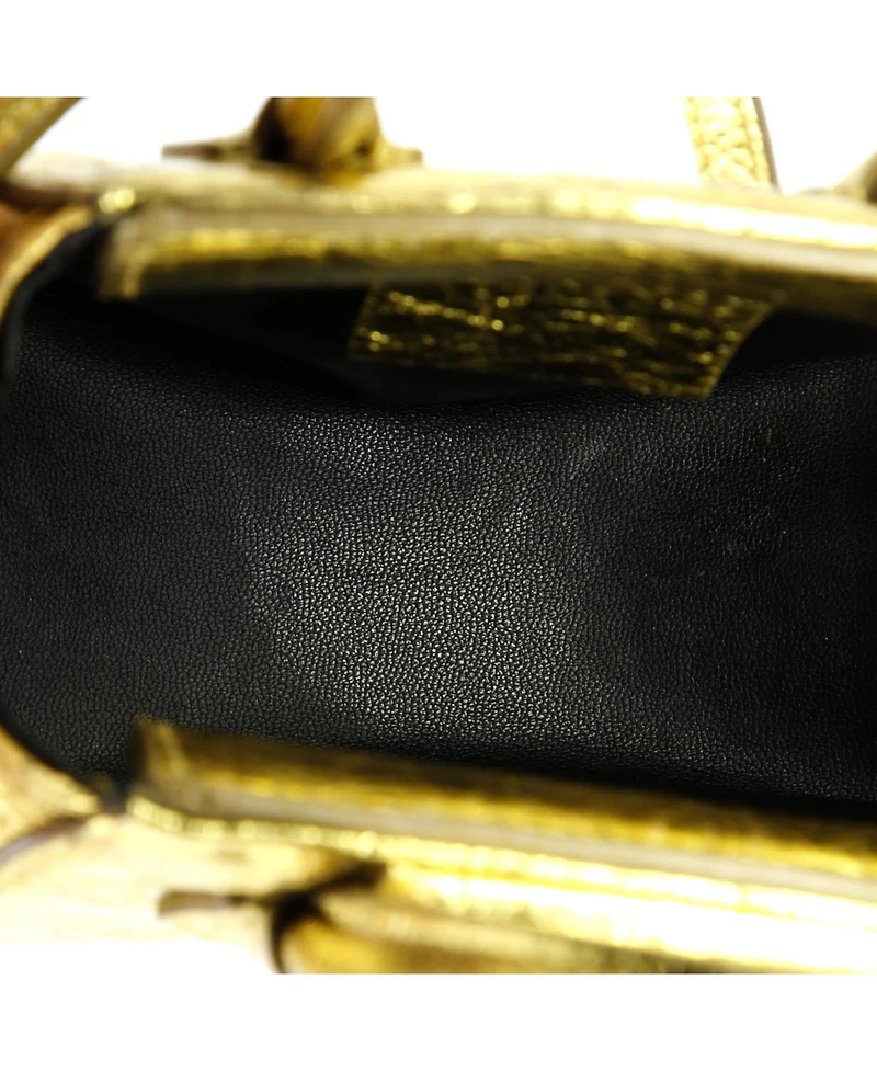 Pre-Owned Givenchy Micro Antigona Bag Leather
