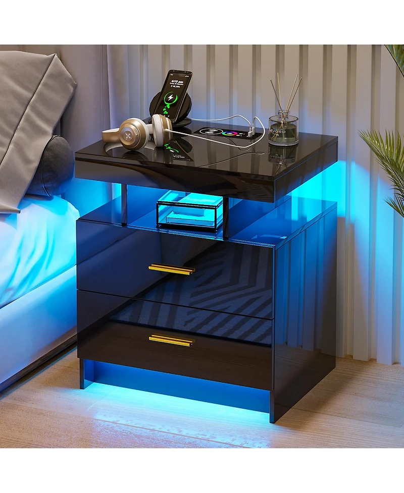 Vlsrka Rgb Led Night Stand