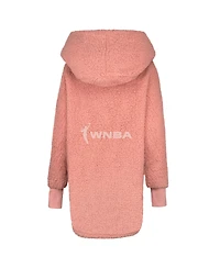 Jill Martin Men's and Women's Pink Wnba Breast Cancer Awareness Oversized Hooded Sweater