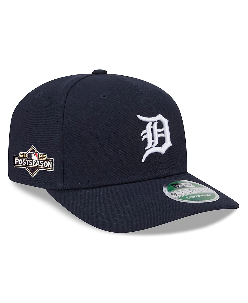 New Era Men's Navy Detroit Tigers 2025 Mlb Postseason Side Patch 9SEVENTY Adjustable Hat