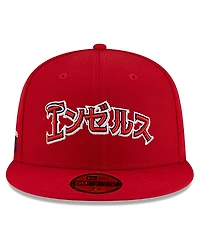 New Era x Hyperfly Men's Red Los Angeles Angels 59FIFTY Fitted Hat