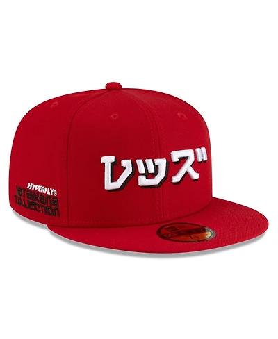 New Era x Hyperfly Men's Red Cincinnati Reds 59FIFTY Fitted Hat