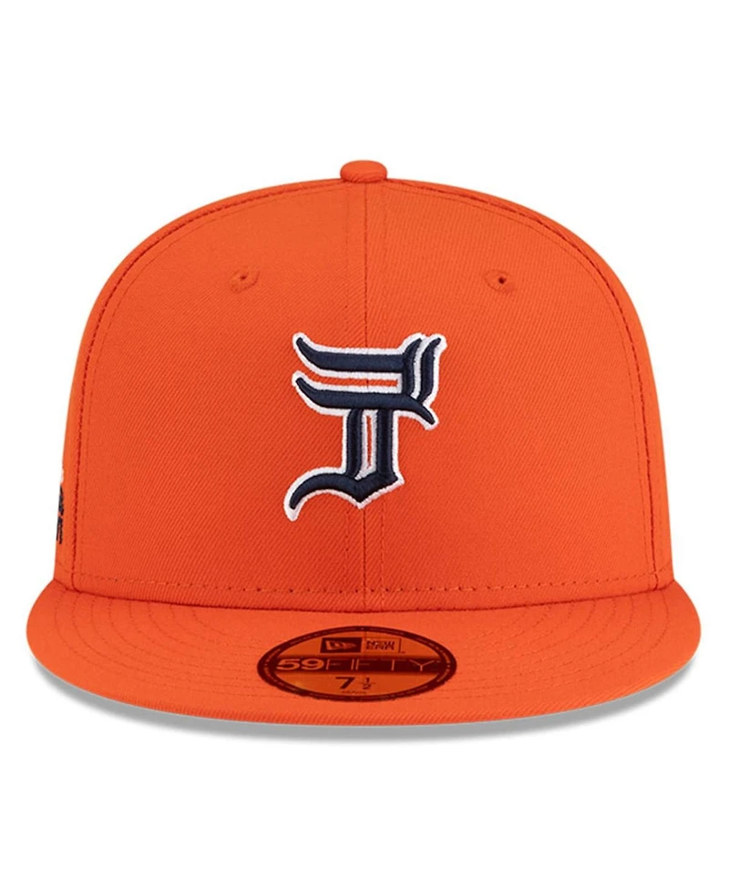 New Era x Hyperfly Men's Orange Detroit Tigers 59FIFTY Fitted Hat