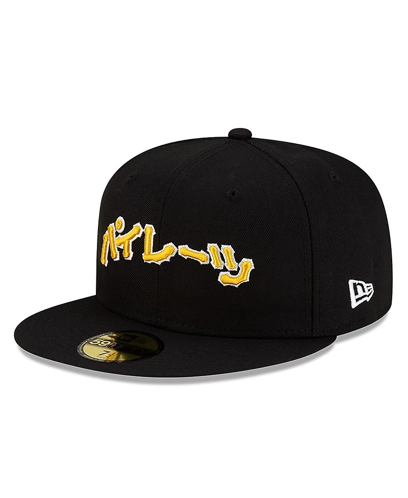 New Era x Hyperfly Men's Black Pittsburgh Pirates 59FIFTY Fitted Hat