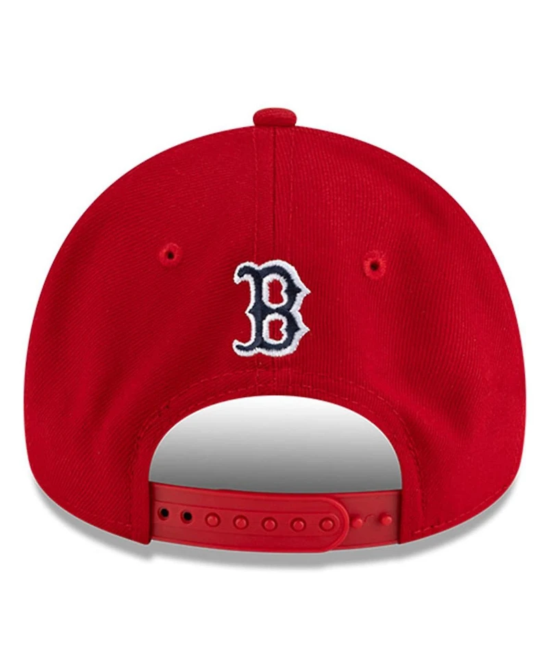 New Era x Hyperfly Men's Red Boston Red Sox A-Frame 9FORTY Adjustable Hat
