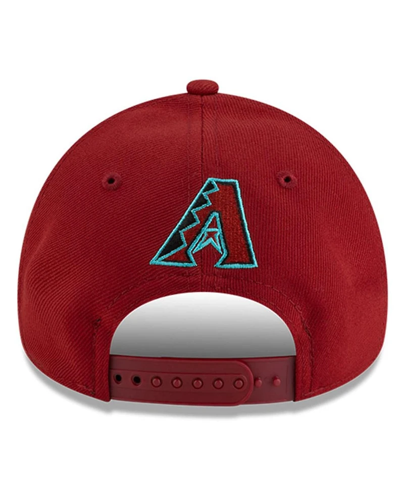 New Era x Hyperfly Men's Red Arizona Diamondbacks A-Frame 9FORTY Adjustable Hat