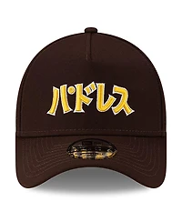 New Era x Hyperfly Men's Brown San Diego Padres A-Frame 9FORTY Adjustable Hat