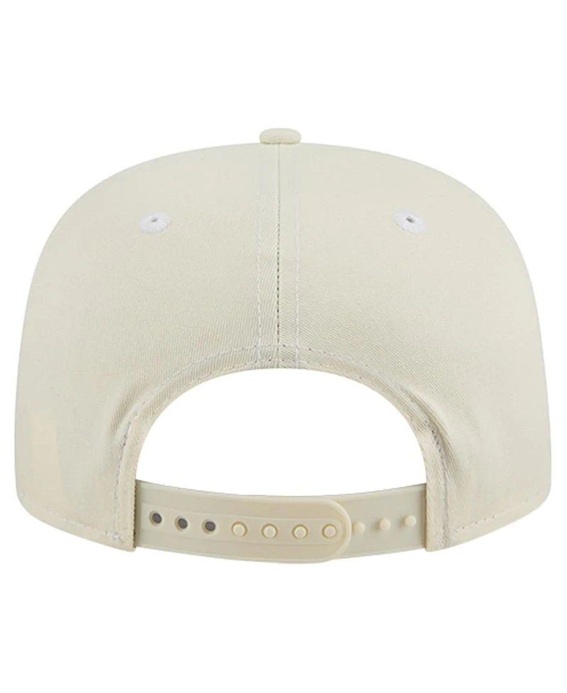 New Era Men's Cream New York Yankees Chrome Golfer Adjustable Hat